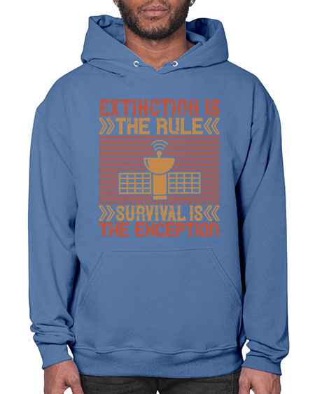 Extinction is the rule Survival is the exception 294# - general science- Hoodie