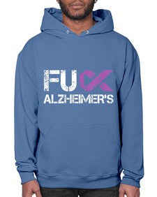 Fuck Alzheimers Fuck Dementia Alzheimer 151# - alzheimers- Hoodie