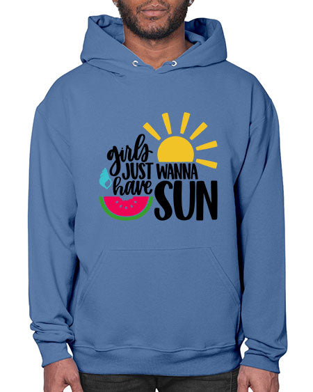 Girls Just Wanna Have Sun Style 44# - summer- Hoodie