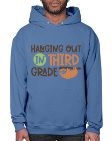 Hanging Out in Third 236# - third grade- Hoodie