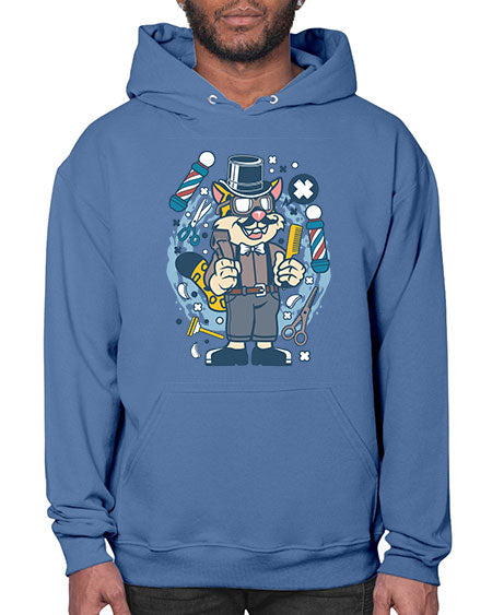 Hipster Barber Leopard836# - barber- Hoodie