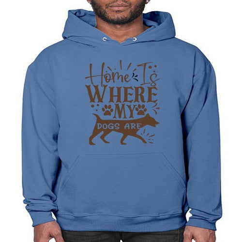 Home Is Where My Dogs Are Style 84# - dogs- Hoodie
