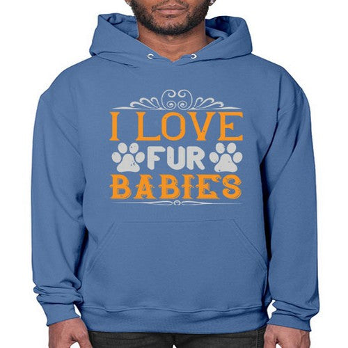 I Love Fur Babies Style 192# - dogs- Hoodie