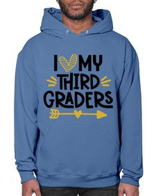 I Love My Third 368# - third grade- Hoodie