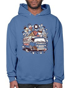 Ice Cream Van 1174# - ice cream- Hoodie