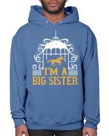 Im a big sister Style 38# - horse- Hoodie