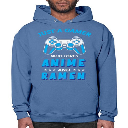 Just A Gamer Who Loves Anime and Ramen 262# - anime- Hoodie