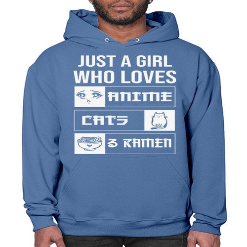 Just A Girl Who Loves 263# - anime- Hoodie