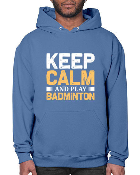 Keep calm 958# - badminton- Hoodie
