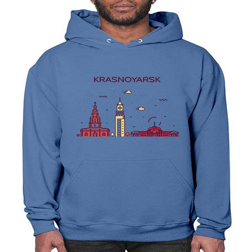 Krasnoyarsk 1087# - cities- Hoodie