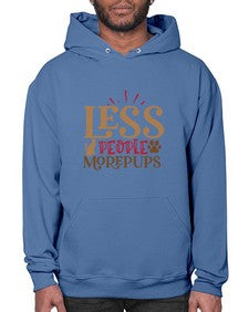 Less People More Pups Style 18# - cats- Hoodie