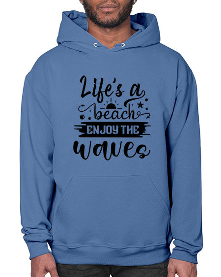 Lifes a beach enjoy the waves 01# - summer- Hoodie