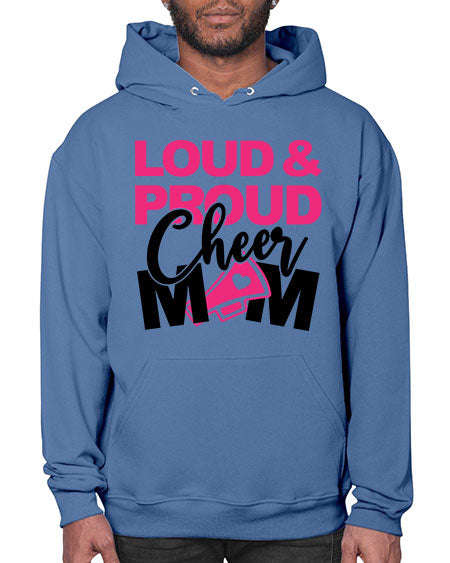Loud Proud Cheer mom 765# - cheer- Hoodie