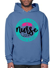 Loyal Caring Nurse Loving Kind Style Style 1078# - nurse- Hoodie