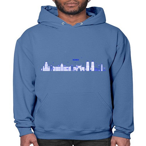 Mumbai 1385# - cities- Hoodie