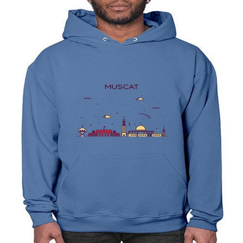 Muscat 1397# - cities- Hoodie