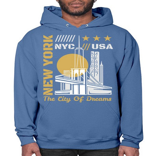New York 1475# - cities- Hoodie