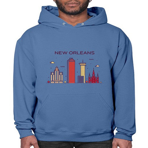 NewOrleans 1480# - cities- Hoodie