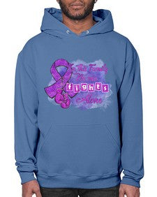 No One Figh Alone AlzheimerS Awareness 200# - alzheimers- Hoodie