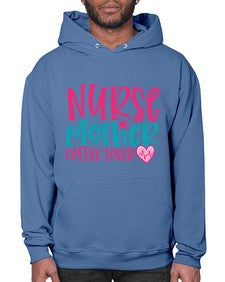 Nurse Mother Coffee Lover Style 1185# - nurse- Hoodie