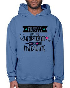Nurses Are The Heartbeat Of Medicine Style Style 1231# - nurse- Hoodie