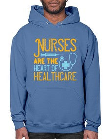 Nurses are the heart of healthcare Style 1229# - nurse- Hoodie
