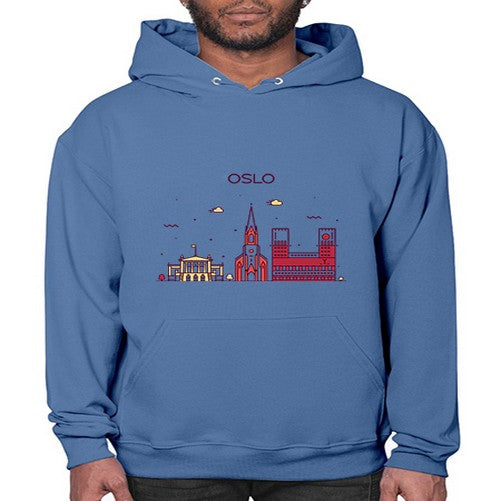 Oslo 1554# - cities- Hoodie