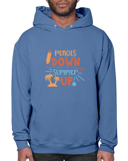 Pencils down summer up 86# - summer- Hoodie