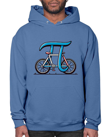Pi Bicycle Sublimation Design 33# - pi- Hoodie