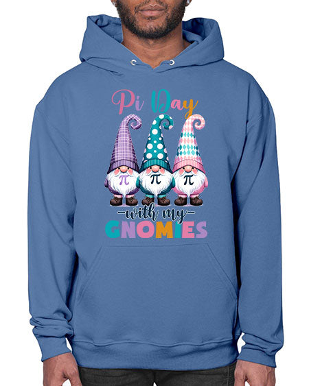 Pi Day Gnomies Funny Teacher 18# - pi- Hoodie