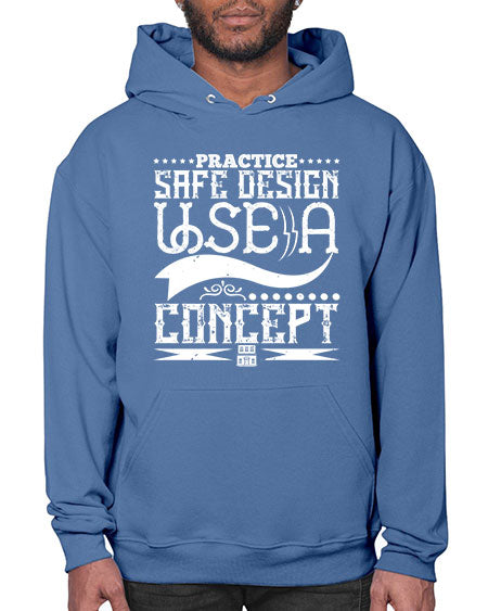 Practice safe design Use a concept Style 344# - architect- Hoodie