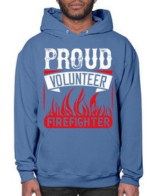 Proud Volunteer Firefighter Style 35# - volunteer- Hoodie