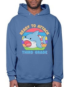 Ready to Attack third Grade 715# - third grade- Hoodie