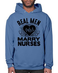 Real men Style 1349# - nurse- Hoodie