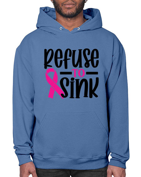 Refuse to Sink 9# - breast cancer- Hoodie