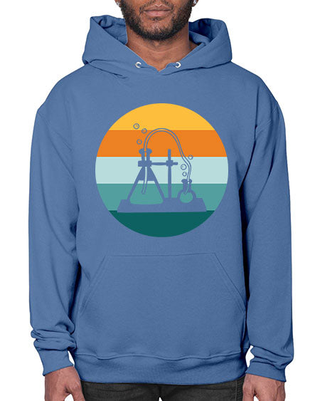 ScientistRetroSunsetScientistSkinite Scientist Skinite 39# - general science- Hoodie