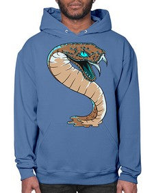 Snake 209# - cartoon animals- Hoodie