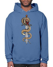 Snake 211# - cartoon animals- Hoodie