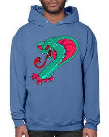 Snake 215# - cartoon animals- Hoodie