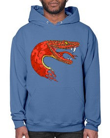 Snake 223# - cartoon animals- Hoodie