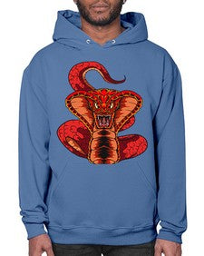 Snake 225# - cartoon animals- Hoodie