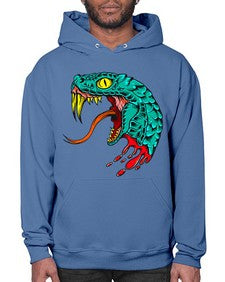 Snake 227# - cartoon animals- Hoodie