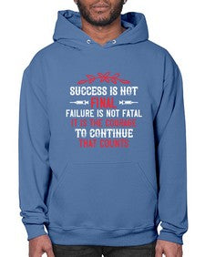 Success is not final Failure is not fatal Style 1429# - nurse- Hoodie