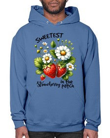 Sweetest Strawberry In The Patch 1598# - strawberry- Hoodie