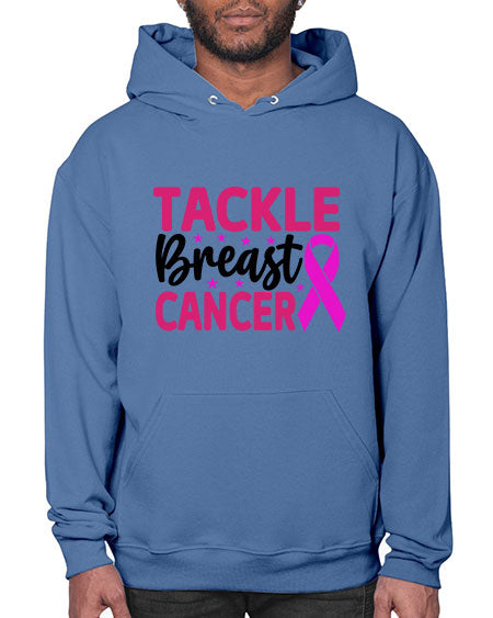 Tackle Breast Cancer 5# - breast cancer- Hoodie