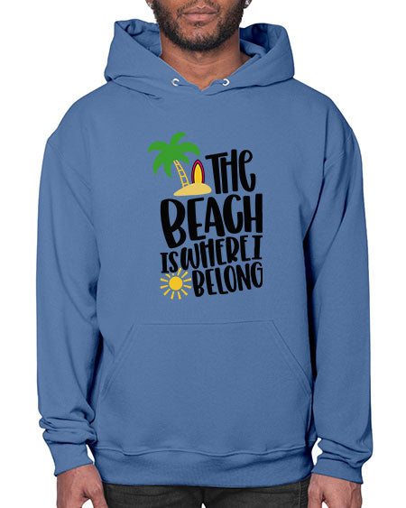 The Beach Is Where I Belong Style 11# - summer- Hoodie