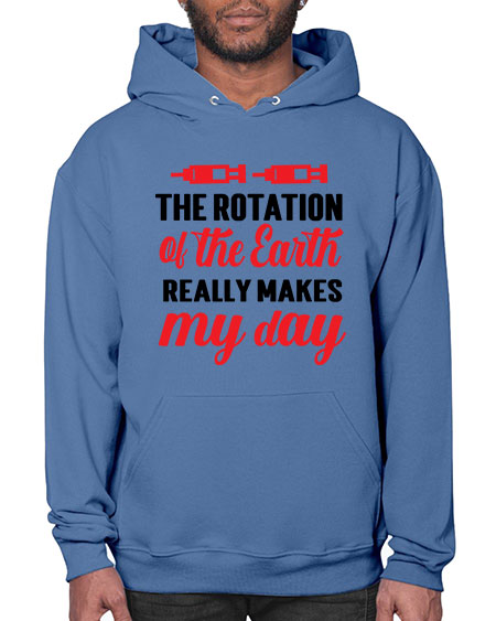 The Rotation of the Earth Really Makes my day 9# - nature- Hoodie