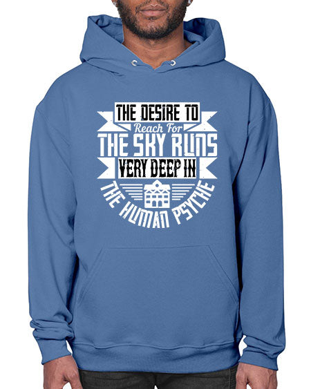The desire to reach for the sky runs very deep in the human psyche Style 418# - architect- Hoodie
