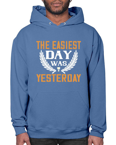 The easiest day was yesterday 1834# - badminton- Hoodie