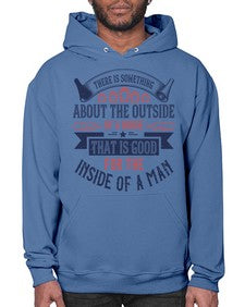 There is something about the outside of a horse that is good for the inside of a man Style 16# - horse- Hoodie